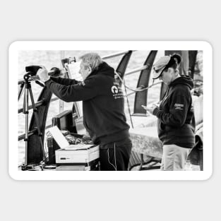 Dragon boat photographers Sticker